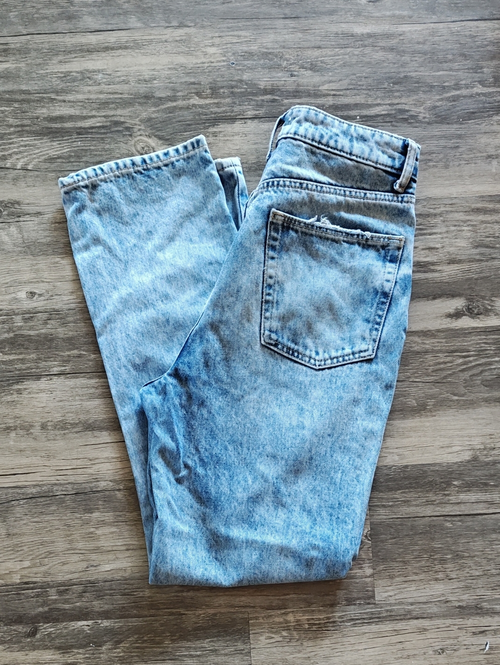 Lovers And Friends Sustainable Denim Reece High Rise Slim Straight Jeans. Sz 27
